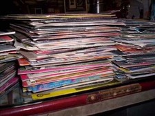 LOTTO 100 DISCHI VINILI MIX STOCK DJ 80 90 2000 USATI 33 45 GIRI X MIXER DANCE 