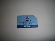 2000 SCHEDA TELEFONICA - GENIUS