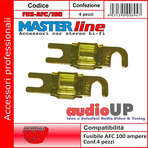 Fusibile lamellare afc 100a - lamellare,