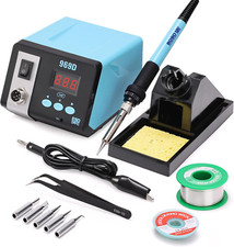 Stazione Saldante 75W, 969D Stazioni Di Saldatura Professionale Con Controllo Te