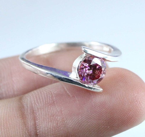 Anello solitario tonda - anello,