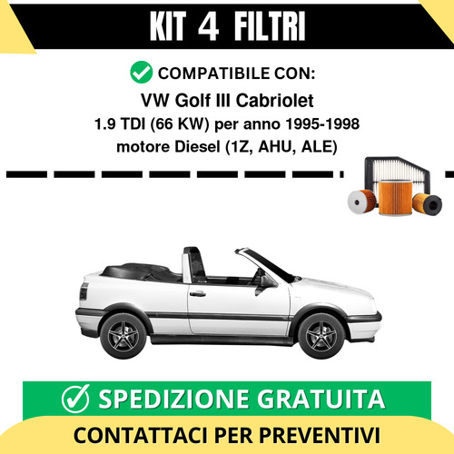 Kit filtri tagliando per - kit,