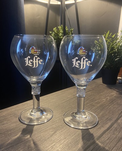 Leffe belgian beer glass - leffe,