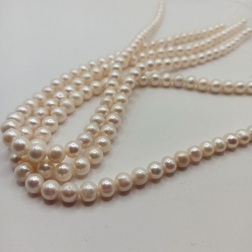 Collana perle bianche - collana,