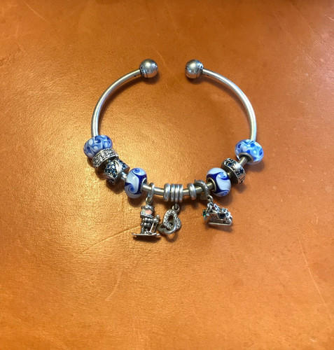Bracciale pandora con charms - bracciale,