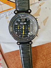 RARO! Dolce&Gabbana Rhythm DW0306 Chronograph TOTAL BLACK Oversize Jumbo