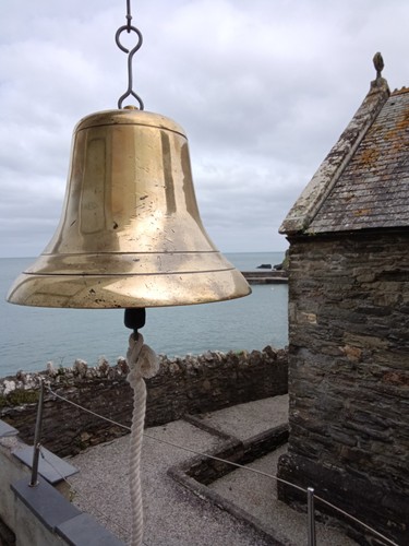 Antique ships bell large - antique,