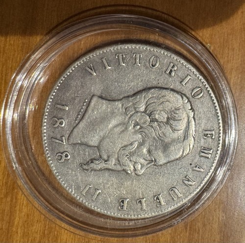 Lire 1878 vittorio emanuele - 5,