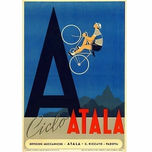 Poster ciclismo ciclo atala - poster,