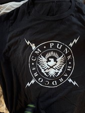 T-shirt nera uomo CM PUNK Seal