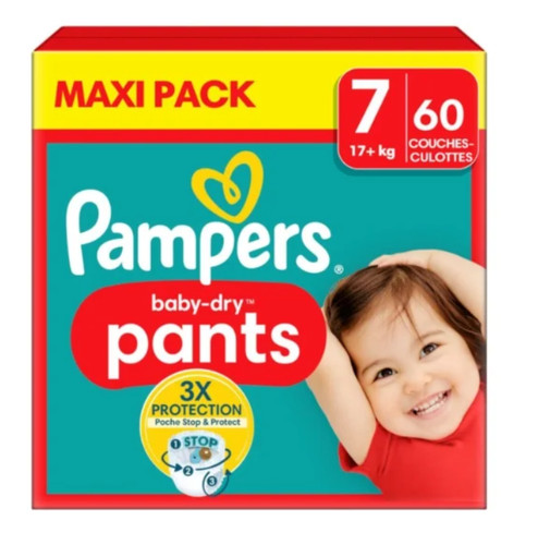 Maxi pack couches pampers - 60,
