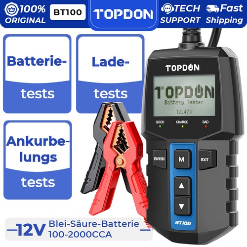 Topdon bt100 tester per - bt100,