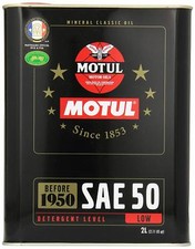 Motul SAE50 2 LT Olio Motore Monogrado Auto d'epoca fino al 1950 Benzina Diesel