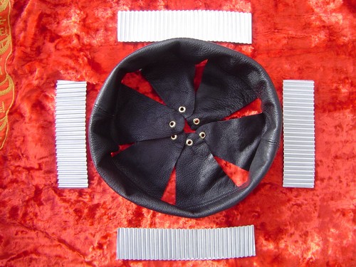 Ww1 coiffe intérieure - intérieure, cuir