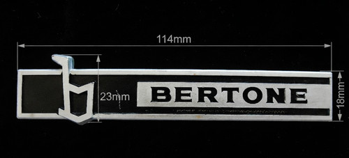 Fregio bertone originale epoca - bertone,