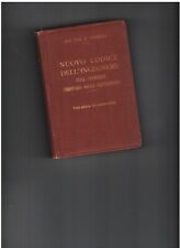IL NUOVO CODICE DELL' INGEGNERE   , MANUALI HOEPLI ,  E.  Noseda  1925