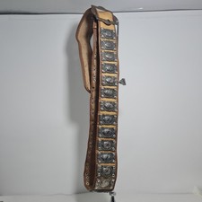 Cinturone Teatrale In Pelle Con Applicazioni In Metallo Decorato