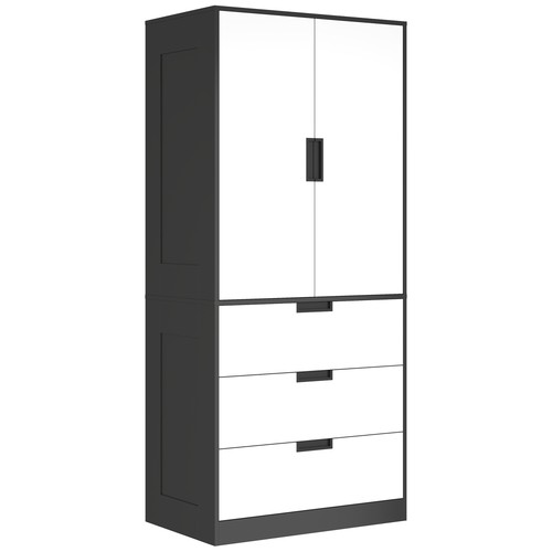 Armadio ante con cassetti - armadio, 2