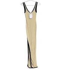 Maxi abito Asta Resort Naomi Spacco Neutro Nuovo