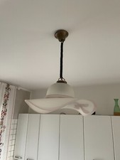 coppia di lampadari vintage in vetro di Murano