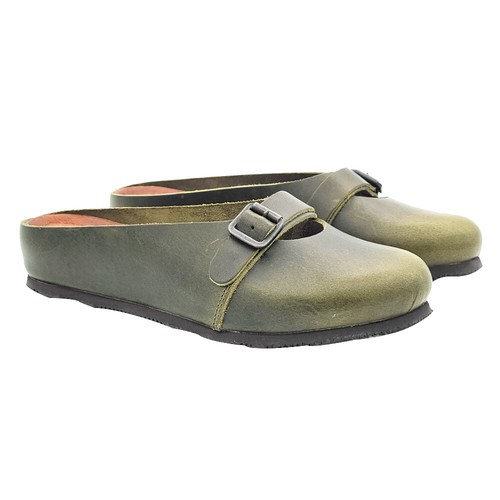 Sandali sabot verde oliva