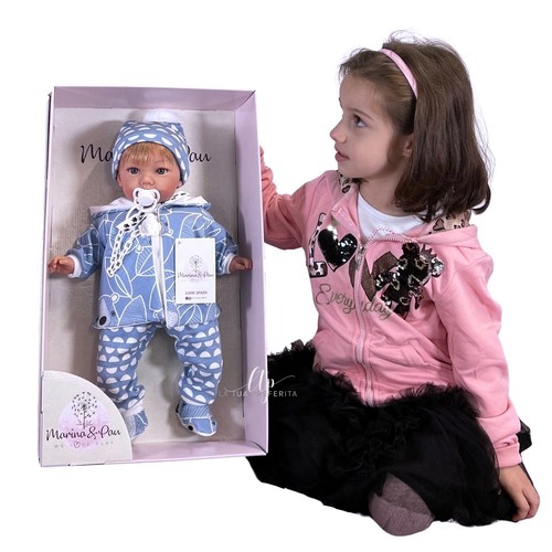 Teo 45cm bambola neonato - teo,
