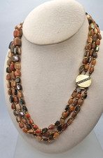 COLLANA VINTAGE MADREPERLA ABALONE ROSSO