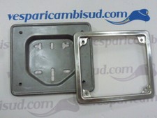 PORTATARGA IN METALLO+CORNICE