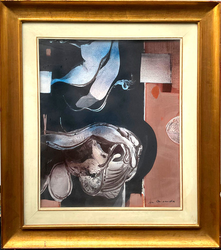 Opera unica dipinto - , olio