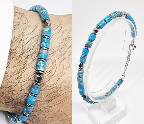 Bracciale uomo pietra - bracciale,