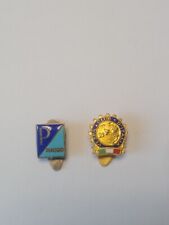 Vespa piaggio 2 spille pins - vespa club d'Italia e scudetto piaggio (no placca)