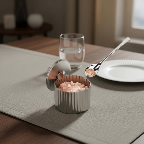 Saliera acciaio design - in,