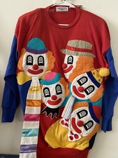 Maglione Clown Vintage 1987