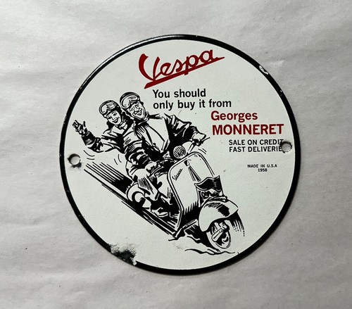 Insegna vespa stile vintage - insegna,