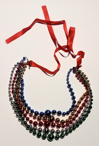Collana colorata per costume