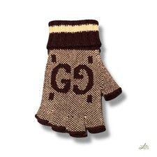 Guanti Gucci GG jacquard senza