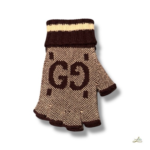 Guanti gucci jacquard - gucci, senza