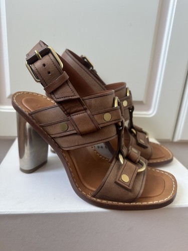 Sandali celine mogano vachetta - mogano,