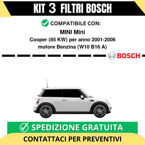 Kit bosch filtri tagliando - kit, 3