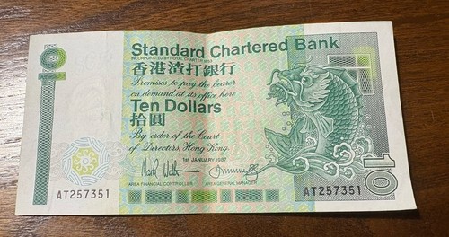 Banconota dollari hong kong - hong,
