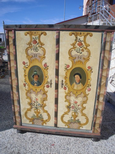 Armadio tirolese datato 1946 - tirolese,
