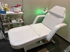 poltrona pedicure/lettino Melbourne come nuova bianca in pvc