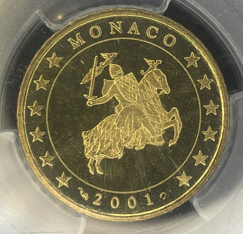Centimes euro monaco - 50, 2001