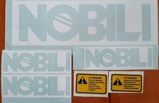 KIT ADESIVI DECALCOMANIE PER TRINCIA E MACCHINE AGRICOLE NOBILI