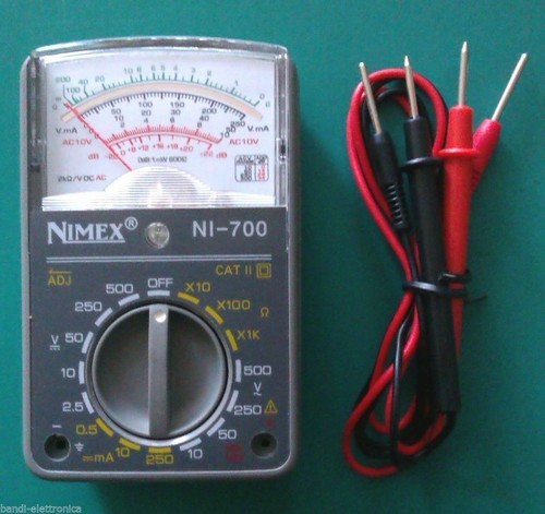 Multimetro marca nimex tester - marca,