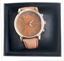 Orologio analogico uomo Wonder oro rosa con batteria nuova 