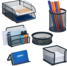 Set Da Scrivania, 7 Accessori