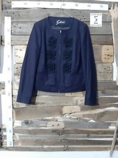 GATTINONI GIACCA GIACCHE CLASSIC JACKET DONNA WOMAN BLU 42 A542F