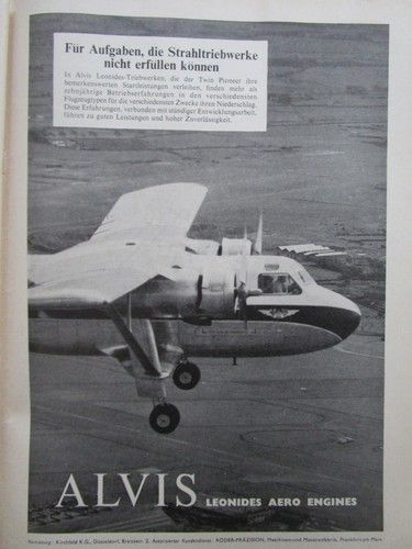 1958 pub alvis leonides aero - 8/1958,