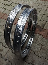 Coppia cerchi cromati  Moto